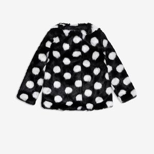 Kate spade toddler fur dot coat 24 months big. Tag removed now